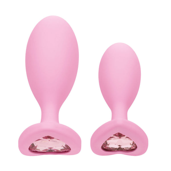 First Time Crystal Booty Duo Butt Plugs - Eroticon Ltd
