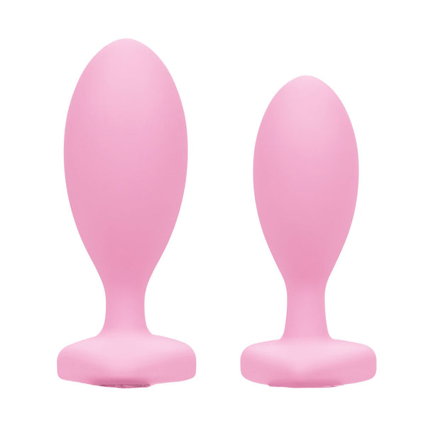 First Time Crystal Booty Duo Butt Plugs - Eroticon Ltd