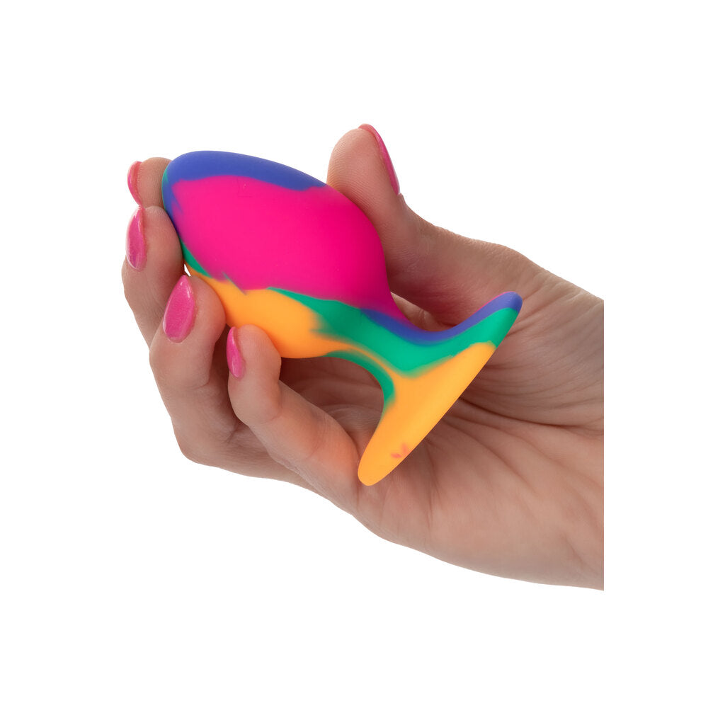 Cheeky Medium Tie Dye Butt Plug - Eroticon Ltd