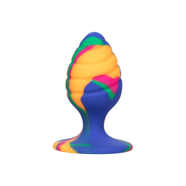 Cheeky Medium Swirl Tie Dye Butt Plug - Eroticon Ltd