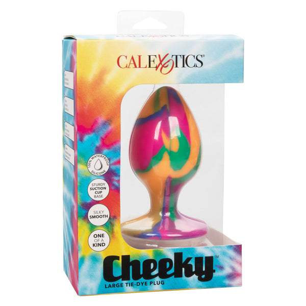 Cheeky Large Tie Dye Butt Plug - Eroticon Ltd