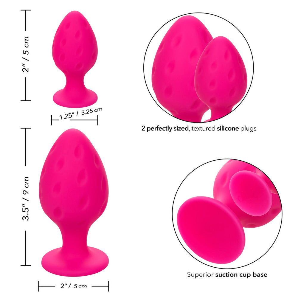 Cheeky Butt Plug Duo Pink - Eroticon Ltd