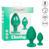 Cheeky Butt Plug Duo Green - Eroticon Ltd