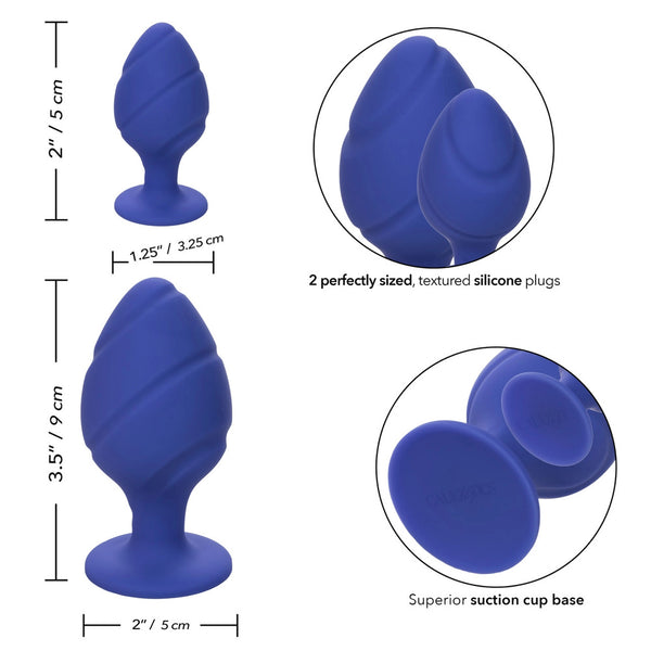 Cheeky Butt Plug Duo Purple - Eroticon Ltd
