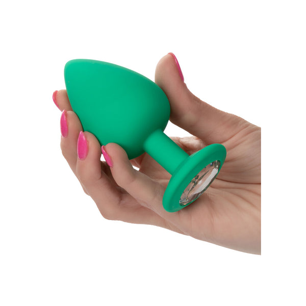 Cheeky Gems Butt Plugs 3 Piece Set Green - Eroticon Ltd