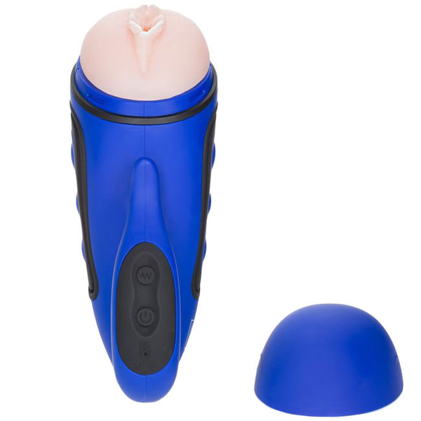 Apollo Alpha Stroker 2 Rechargeable Blue Masturbator - Eroticon Ltd