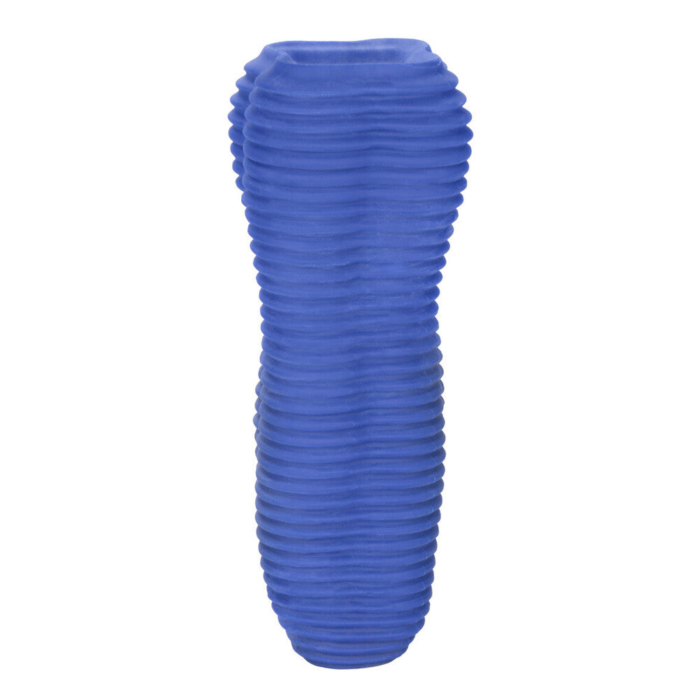 Apollo Stroker Closed End Textured Masturbator Blue - Eroticon Ltd
