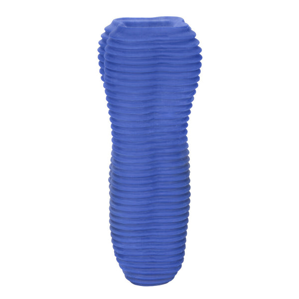 Apollo Stroker Closed End Textured Masturbator Blue - Eroticon Ltd