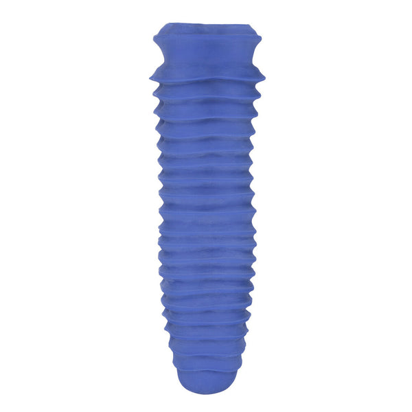 Apollo Stroker Closed End Textured Masturbator Blue - Eroticon Ltd