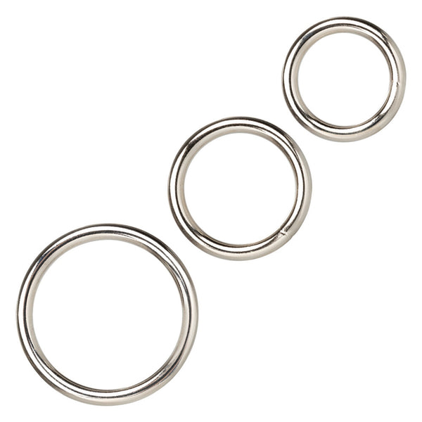 3 Piece Silver Ring Set - Eroticon Ltd