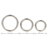 3 Piece Silver Ring Set - Eroticon Ltd