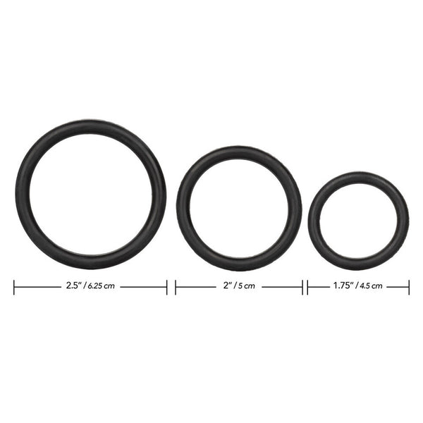 3 Piece Rubber Ring Set - Eroticon Ltd