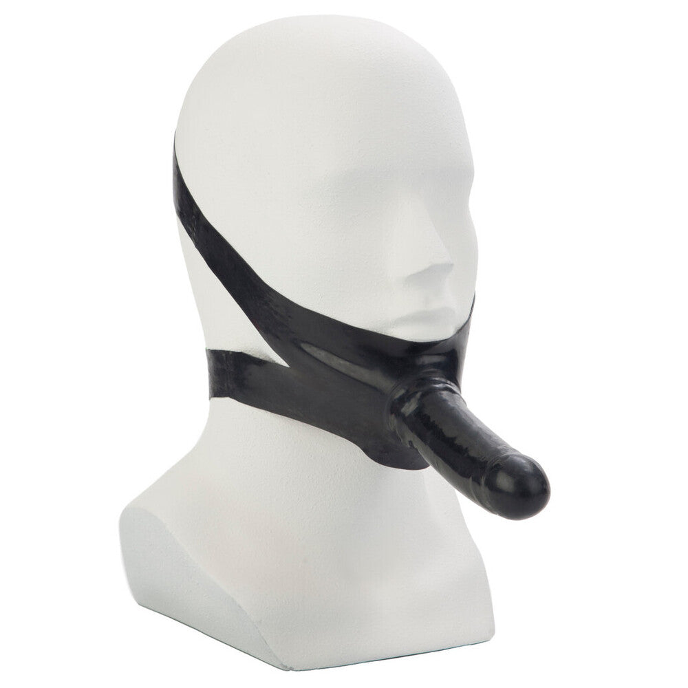 The Accommodator Face Strap On Dildo Black - Eroticon Ltd