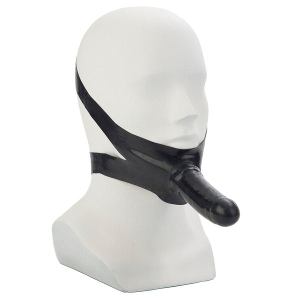 The Accommodator Face Strap On Dildo Black - Eroticon Ltd