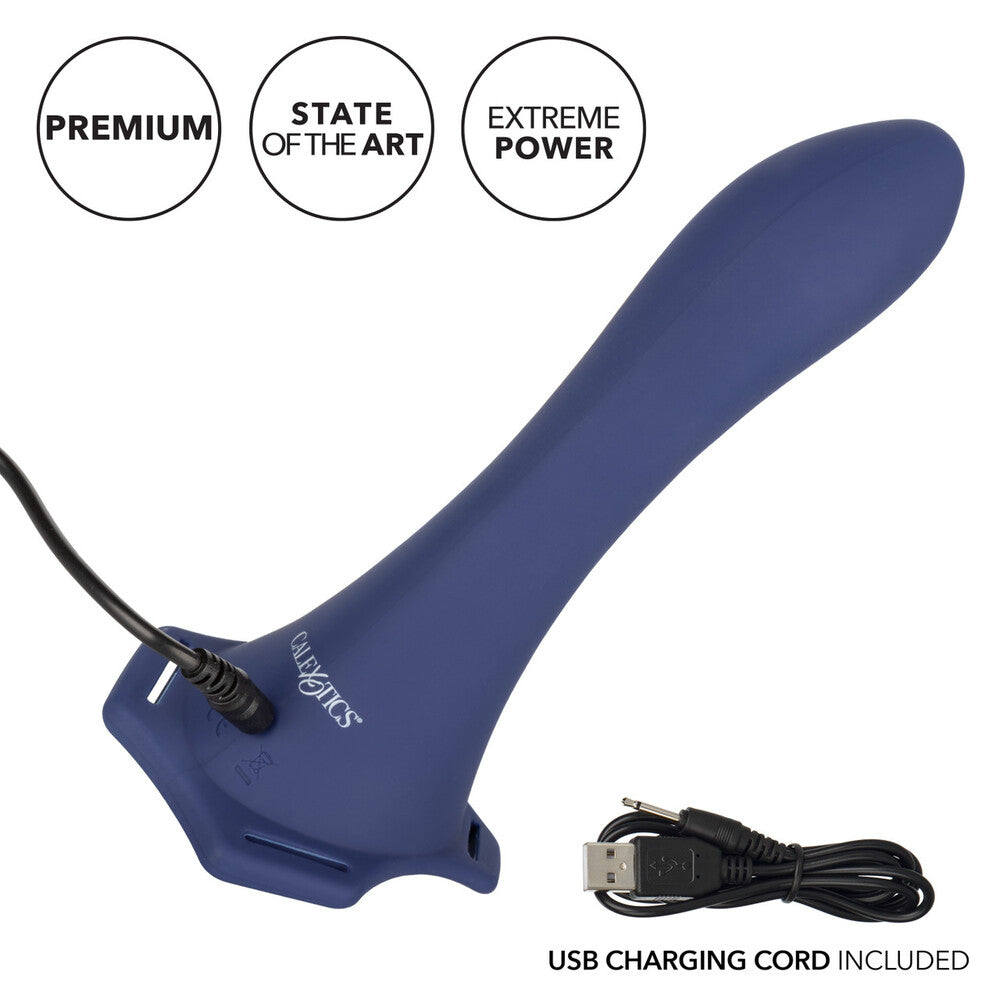 Her Royal Harness Me2 Thumper Strap On With Rechargeable Vibe - Eroticon Ltd