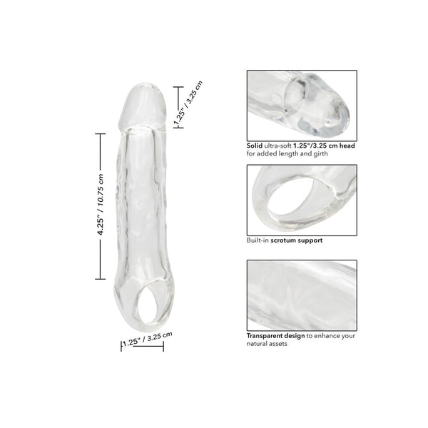 CalExotics Performance Maxx Clear Extension 5.5 Inches - Eroticon Ltd