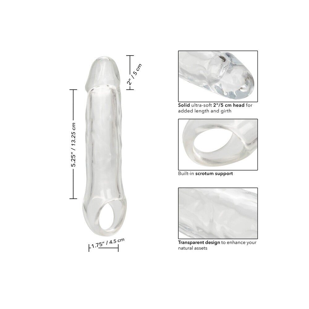 CalExotics Performance Maxx Clear Extension 7.5 Inches - Eroticon Ltd