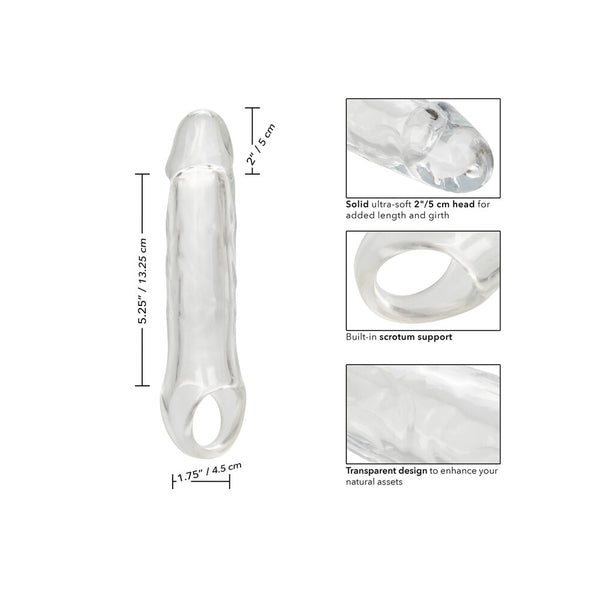 CalExotics Performance Maxx Clear Extension 7.5 Inches - Eroticon Ltd