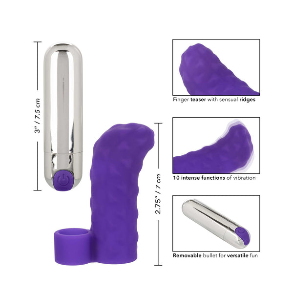 Intimate Play Purple Rechargeable Finger Teaser - Eroticon Ltd