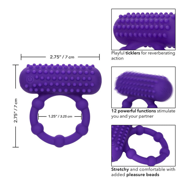 5 Bead Maximus Rechargeable Cock Ring - Eroticon Ltd