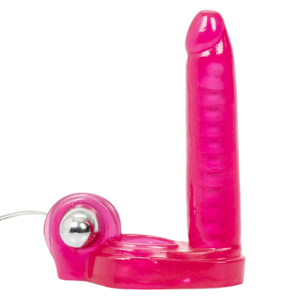 Ultimate Triple Stimulator Vibrating Cock Ring With Dong - Eroticon Ltd