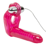 Ultimate Triple Stimulator Vibrating Cock Ring With Dong - Eroticon Ltd