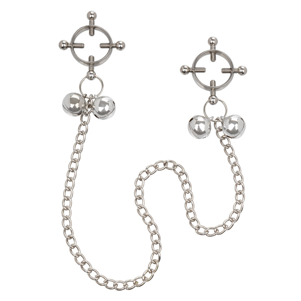 Nipple Grips 4 Point Nipple Press With Bells - Eroticon Ltd