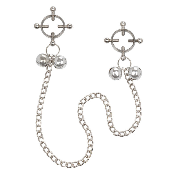 Nipple Grips 4 Point Nipple Press With Bells - Eroticon Ltd