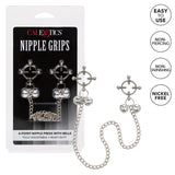 Nipple Grips 4 Point Nipple Press With Bells - Eroticon Ltd