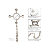 Nipple Grips 4 Point Nipple Press With Chain - Eroticon Ltd