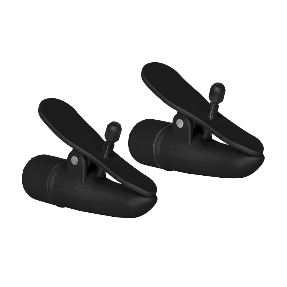 Nipplettes Vibrating Black Nipple Clamps - Eroticon Ltd