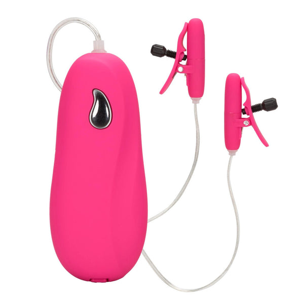 Heated Vibrating Nipple Teasers Pink - Eroticon Ltd