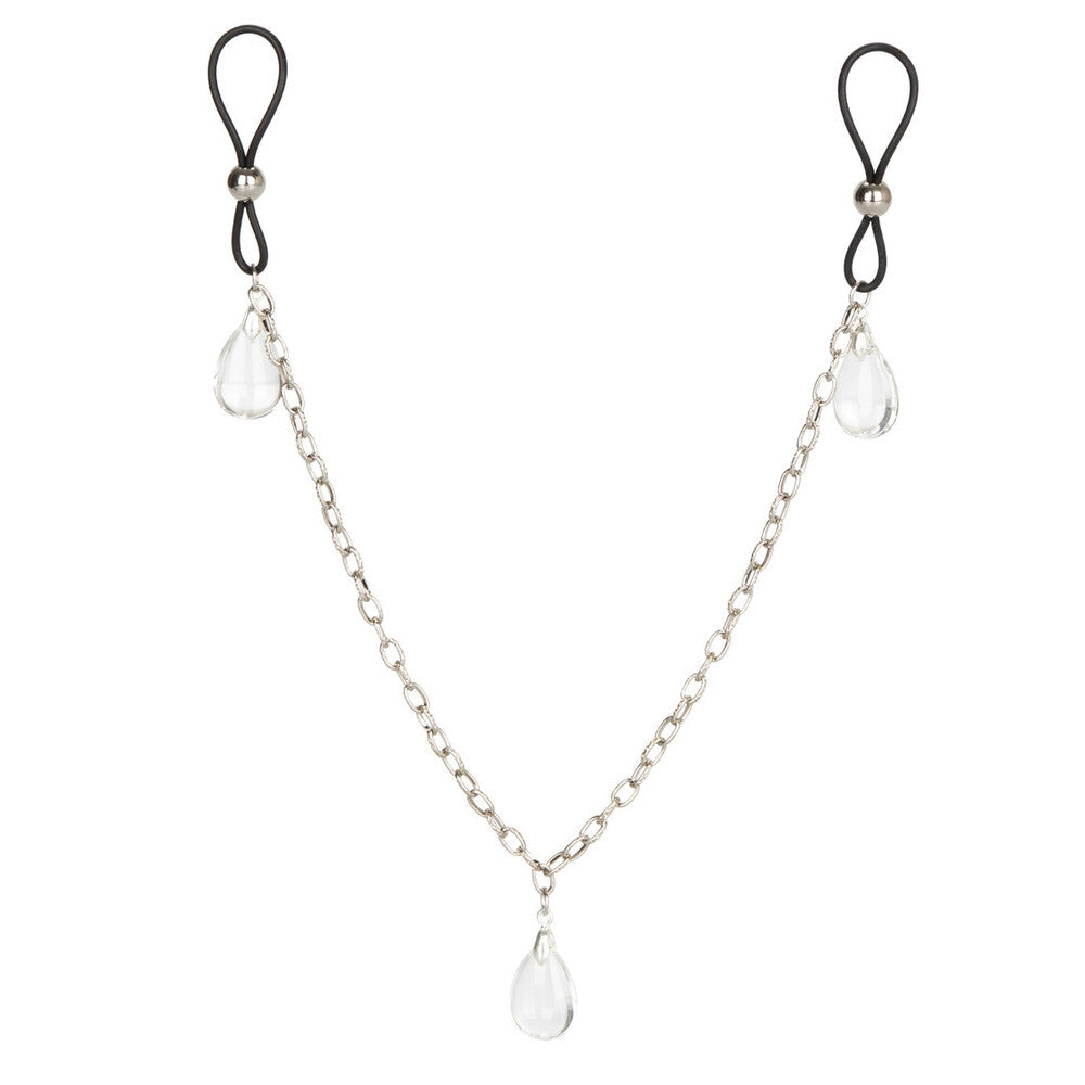 Nipple Play Non Piercing Nipple Chain Jewellery Crystal - Eroticon Ltd