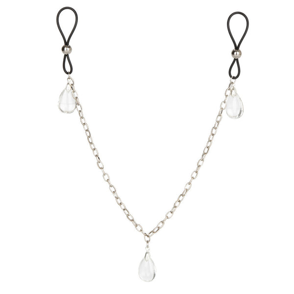 Nipple Play Non Piercing Nipple Chain Jewellery Crystal - Eroticon Ltd