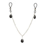 Nipple Play Non Piercing Nipple Chain Jewellery Onyx - Eroticon Ltd