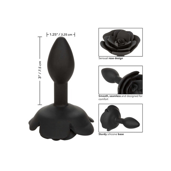 CalExotics Forbidden Small Rose Anal Plug - Eroticon Ltd