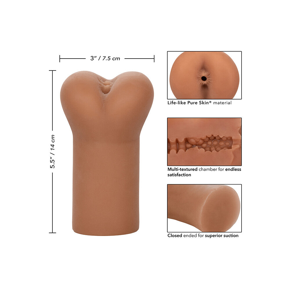 Boundless Anus Masturbator Flesh Brown - Eroticon Ltd