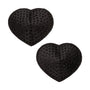 Radiance Black Heart Pasties - Eroticon Ltd