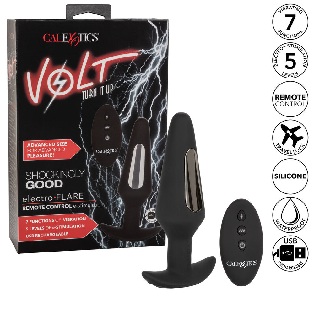 Volt Electro Flare EStim Butt Plug - Eroticon Ltd
