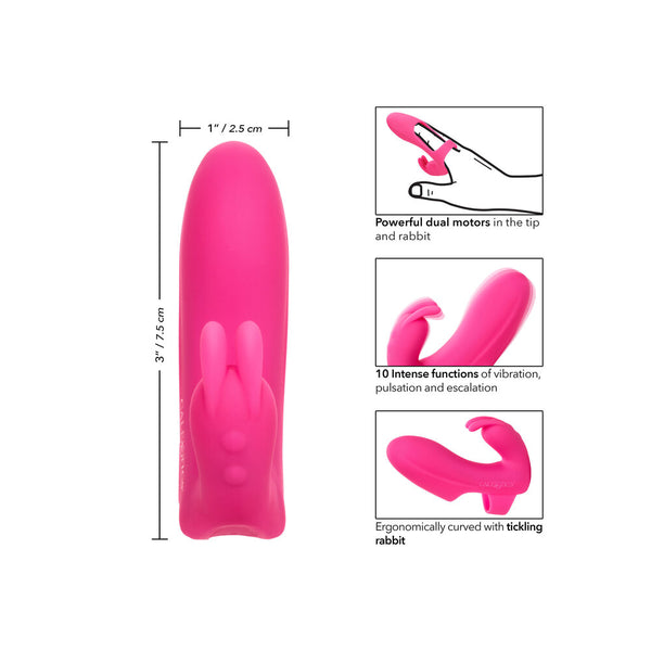 Marvelous Pleaser Rabbit Finger Vibrator - Eroticon Ltd