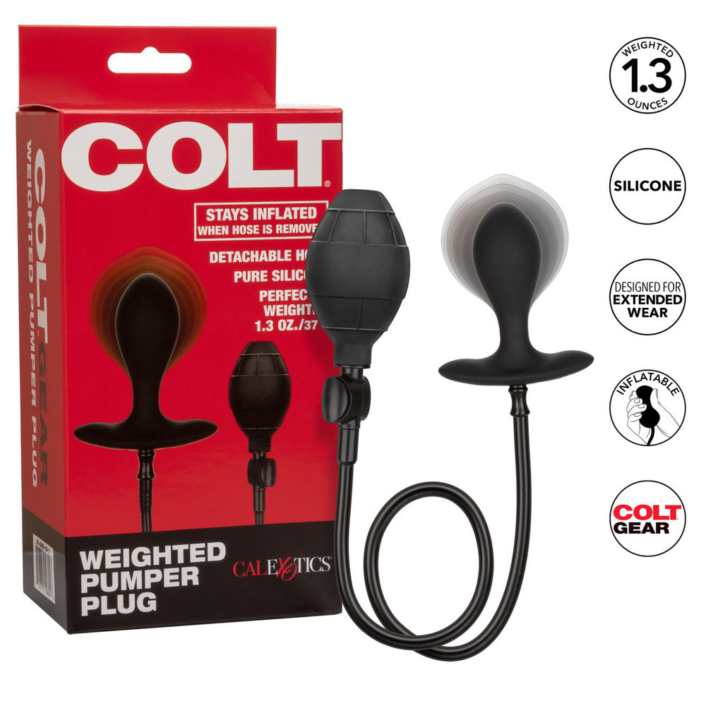 Colt Weighted Plumper Inflatable Butt Plug - Eroticon Ltd