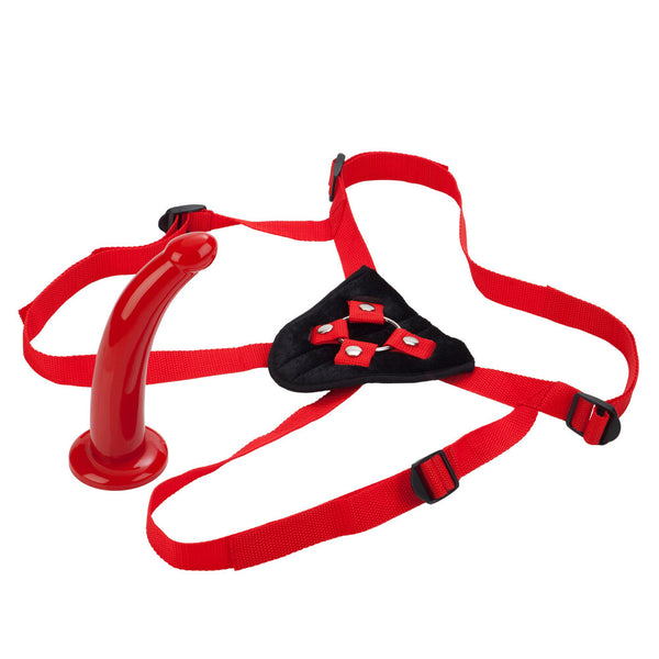 Sophias Red Rider Strap On Dildo - Eroticon Ltd
