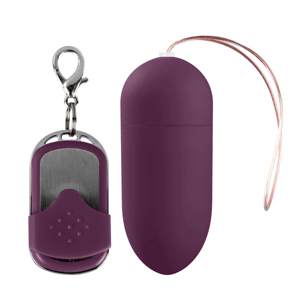 10 Speed Remote Vibrating Egg BIG Purple - Eroticon Ltd