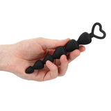 Black Silicone Anal Beads - Eroticon Ltd