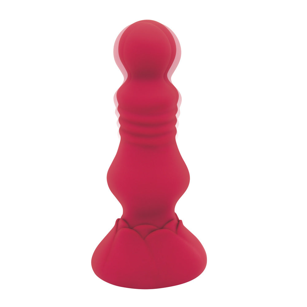 Secret Kisses Remote Floret Vibrating Butt Plug - Eroticon Ltd