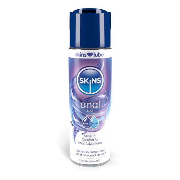 Skins Anal Hybrid Silicone And Waterbased Lubricant 130ml - Eroticon Ltd
