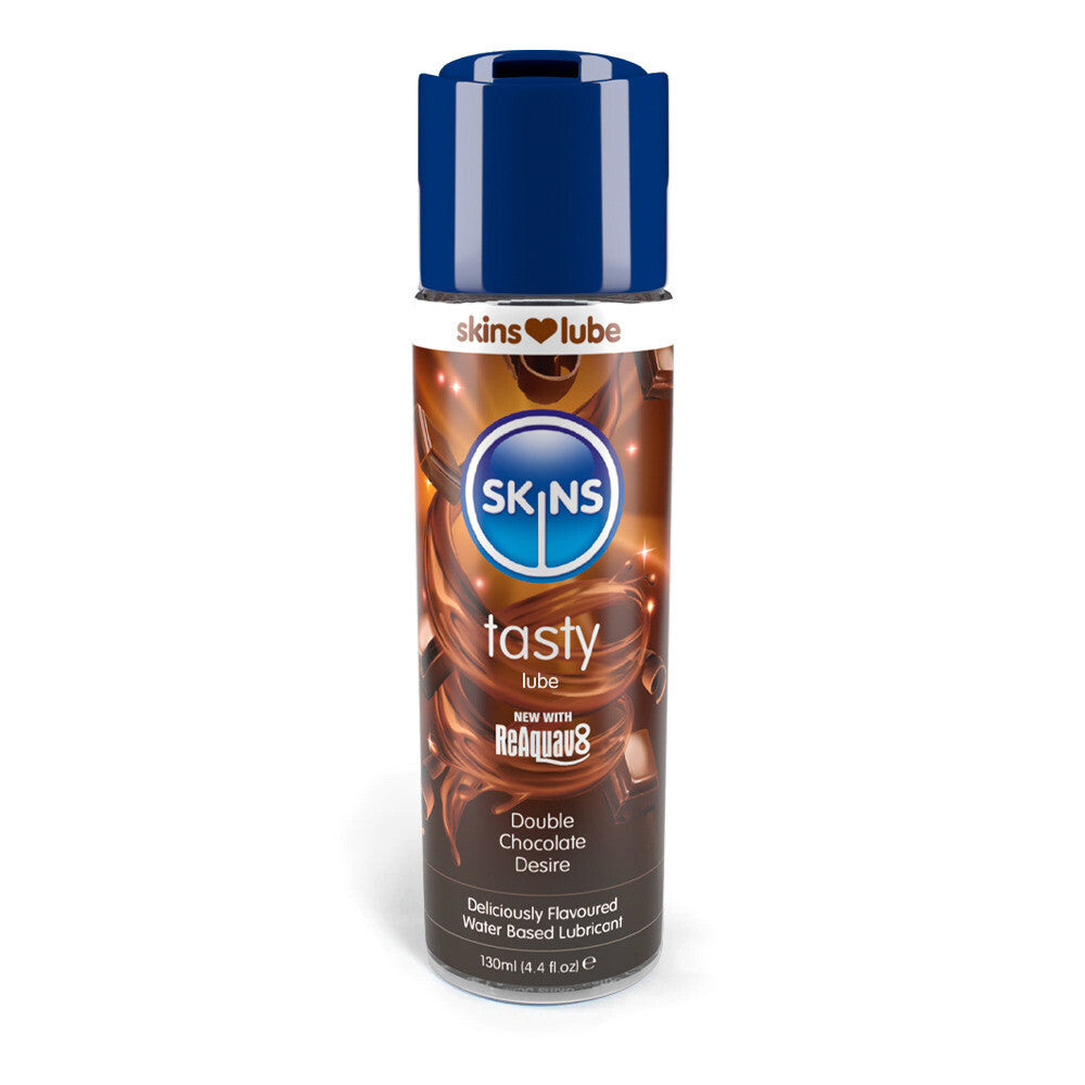 Skins Double Chocolate Desire Waterbased Lubricant 130ml - Eroticon Ltd