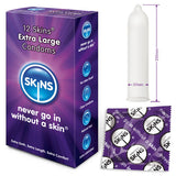 Skins Condoms Extra Large 12 Pack - Eroticon Ltd
