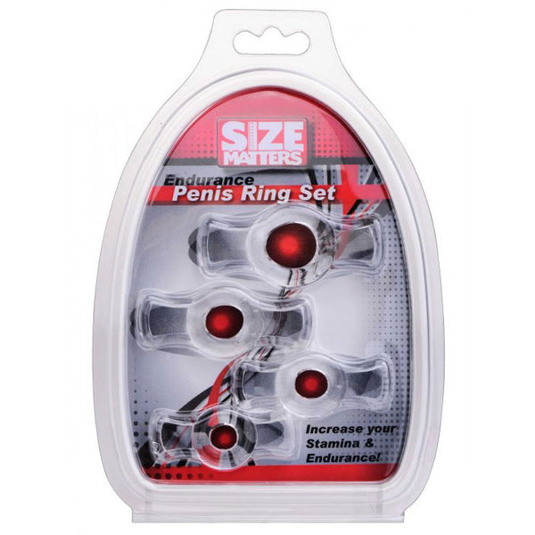 Size Matters Endurance Penis Ring Set - Eroticon Ltd