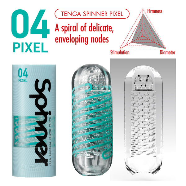 Tenga 04 Pixel Spinner Masturbator - Eroticon Ltd